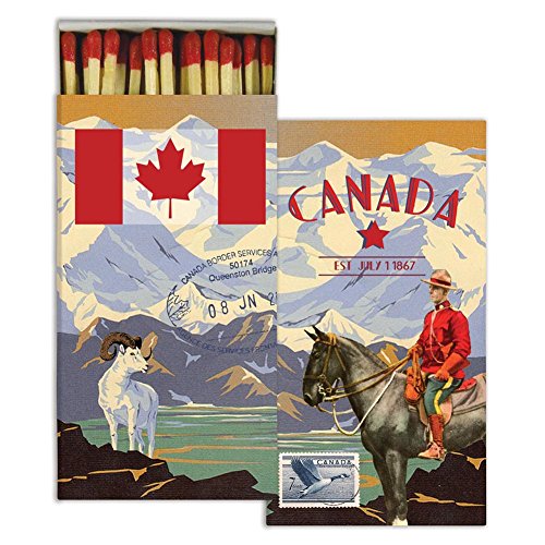 HomArt - Match Box Set of 2 - Canada - Red