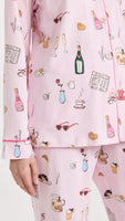 BedHead - Classic Cotton L/S Pajama Set - Let's Do Brunch - Large (US 12-14)