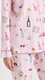 BedHead - Classic Cotton L/S Pajama Set - Let's Do Brunch - Large (US 12-14)