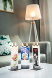 Flatyz - Twin Wick Flat Candle - Bird On Poppies