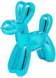 Interior Illusions - 7.5" Poodle Balloon Animal Bank - Royal Blue