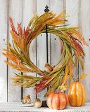 Boston International Decorative Glass Pumpkin Figurine, 4.75 x 5.75-Inches, Gold Sparkle