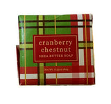 Greenwich Bay - 6.5 oz Autumn Shea Butter - 3 Bar Soaps - Cranberry Chestnut