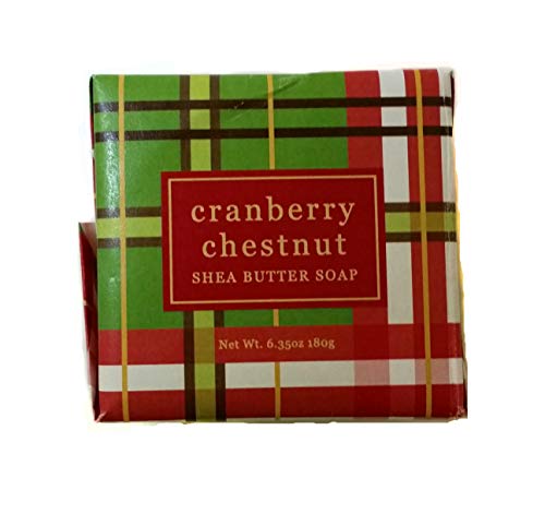 Greenwich Bay - 6.5 oz Autumn Shea Butter - 3 Bar Soaps - Cranberry Chestnut