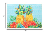 Olivia's Home - 32" x 22" Accent Rug - Kona Pineapple & Hibiscus