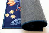 Jellybean Olivia's Home Decorative Spring Bees On Navy Accent Rug - 22" W x 32" L