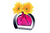 Couronne - Fiji Glass Vase with Arched Stand - Pink