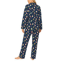 BedHead - Stretch Long Sleeve PJ Set - Autumn Owls - X-Large