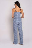Pretty You London - EcoVero Cami Pant Set - Blue - Size 8-10