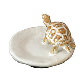 Shayne Greco - Mini Tortoise Plate - White