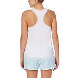 Kensie - Tank & Boxer PJ Set - Wifey - Large White