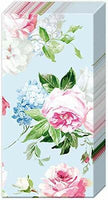 Boston International - Tissue 10 Pack - 2 Packs - Scarlett Roses on Light Blue