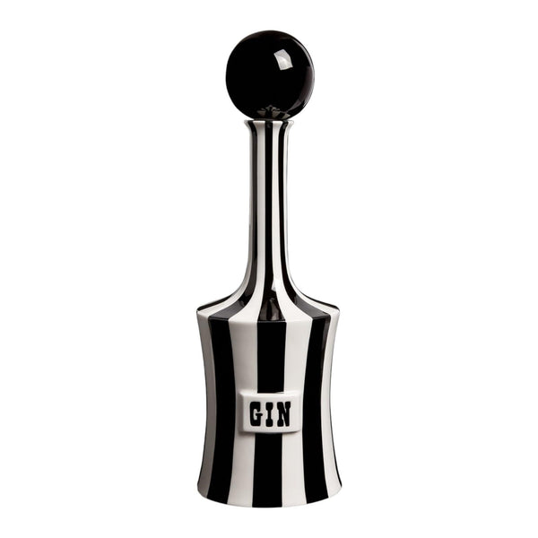 Jonathan Adler - Black & White Vice Decanter - Gin