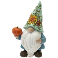 Boston International - 7.5" Tabletop Gnome Decoration - Billy Pumpkin