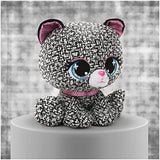 GUND - P.Lushes Designer Fashion Pets Khloe O’Bearci Teddy Bear Premium Stuffed Animal, Black & White, 6”