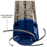 GC - Droll Yankees 28" Squirrel Proof Whipper 4 Port Seed Feeder - Evening Blue