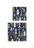 Boston International - 3-Ply 6.5" Lunch Napkins 20 Count - Christmas Forest