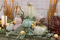 Boston International - Small Glass Pumpkin - Sage