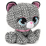 GUND - P.Lushes Designer Fashion Pets Khloe O’Bearci Teddy Bear Premium Stuffed Animal, Black & White, 6”