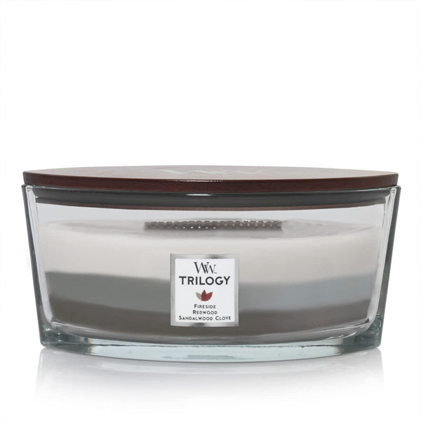 WoodWick - Ellipse Trilogy Candle 16oz. - Warm Woods