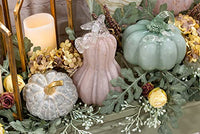 Boston International - Small Glass Pumpkin - Sage