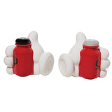 Enesco Disney Ceramics Mickey Mouse Hands Sculpted Salt and Pepper Shaker Set, 3.54 Inch, Multicolor