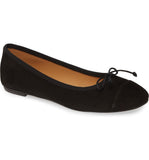 Patricia Green - Gia Suede Ballet Flat - Black - Size 8
