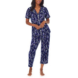 BedHead - Short Sleeve Cropped PJ Set - Bunnies - Small