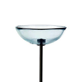 Couronne - Mosaic Bird Poppy Stake Feeder - Clear