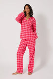 BedHead - Classic Woven Flannel L/S PJ Set - Wonderland Plaid - Small