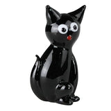 HomArt - Glass Black Cat - 2"