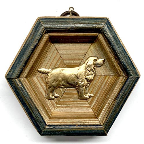 Museum Bees - Painted Frame w/ Coker Spaniel - 3.25"