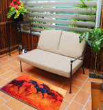 Olivia's Home - 32" x 22" Accent Rug - Free Ranging Mustangs