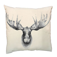 Eric & Christopher - Screen Printed Pillow - Moose #2