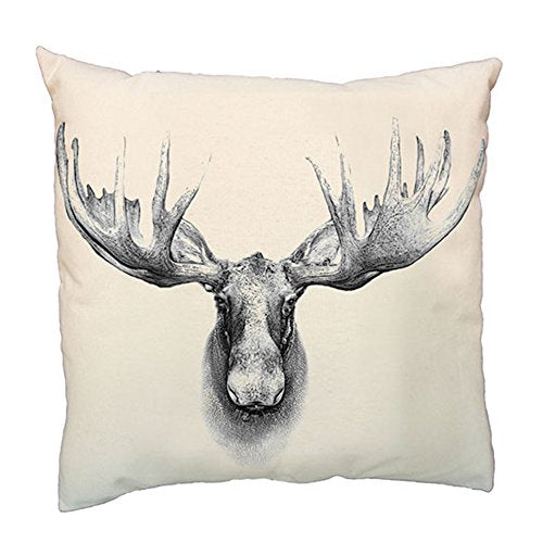 Eric & Christopher - Screen Printed Pillow - Moose #2
