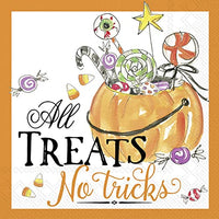 Boston International - 3-Ply 5" Cocktail Napkins - All Treats