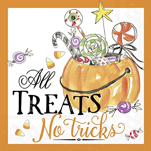 Boston International - 3-Ply 5" Cocktail Napkins - All Treats