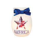 Stony Creek - 4" Glass USB Lighted Jar - Independence Day