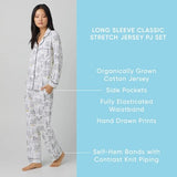 BedHead - Stretch L/S Pajama Set - Something Blue - Small