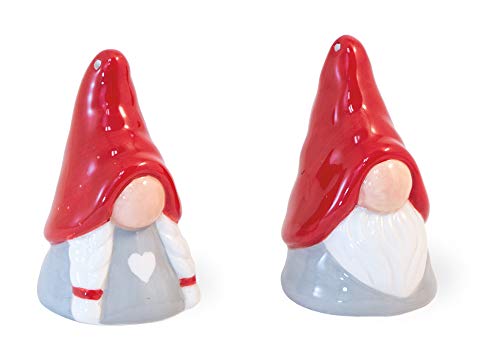 Boston International - Salt & Pepper Set - Red Hat Gnome