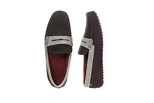 Dearfoams - Penny Loafers - Black Color Block - Medium 9-10