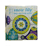 Greenwich Bay - 6oz Holiday Shea Butter - 3 Bar Soaps - Snow Lily