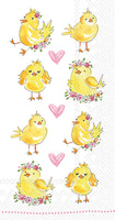 Boston International - Paper Guest Towel 16 Count - Easter Chicks
