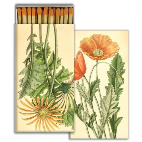 HomArt - Match Box Set of 2 - Poppy & Gerber Daisy