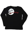 Green 3 - Women's Long Sleeve T-Shirt - Santa's Sleigh - XL