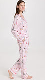 BedHead - Classic Cotton L/S Pajama Set - Let's Do Brunch - Medium (US 8-10)