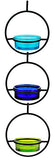 Couronne - 7" Hanging Sphere Bird Feeder - Aqua