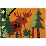 Jellybean - 20x30 Indoor/Outdoor Accent Rug - Moose in Pine Forest