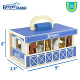 Breyer Farms Wood Stable Playset 59217, Multicolor