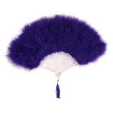 Zucker Feather - Marabou Fan - Regal Purple